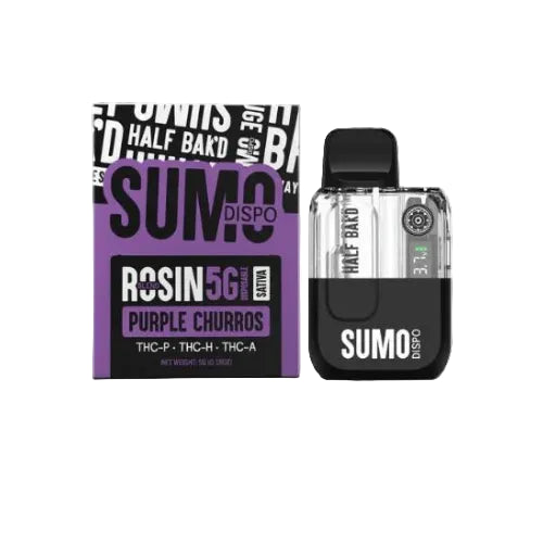 Half Bak’d SUMO Live Rosin Blend Disposable Vape Pen 5g