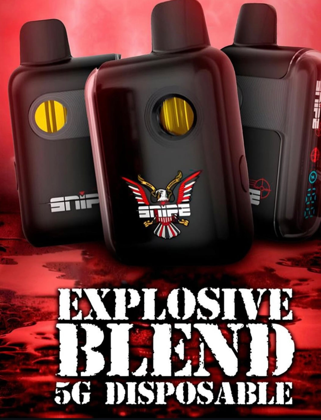 Snipe Explosive Blend THCA 5g Disposable Vape