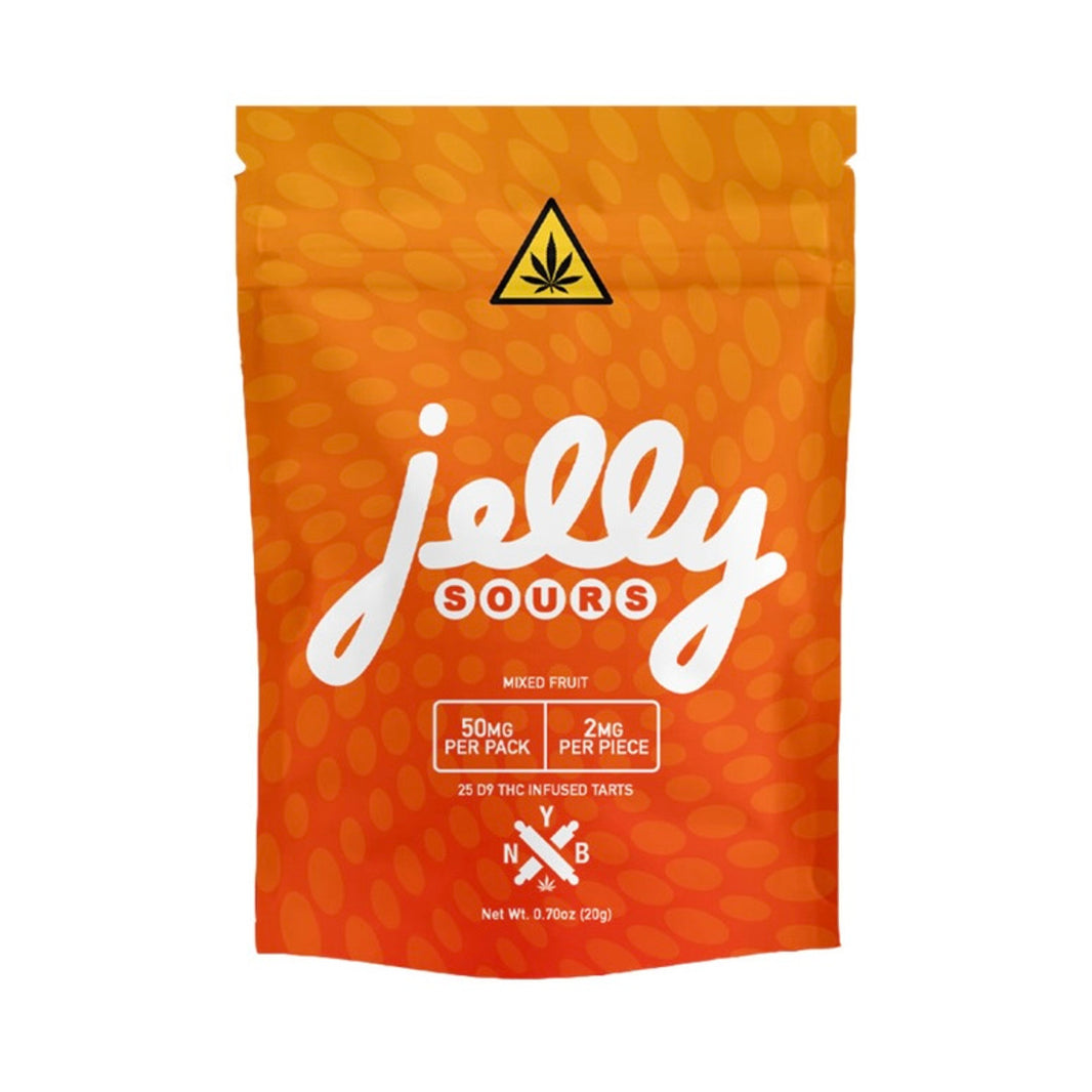 Jelly Sours 50MG Delta 9 THC Tarts (25ct)