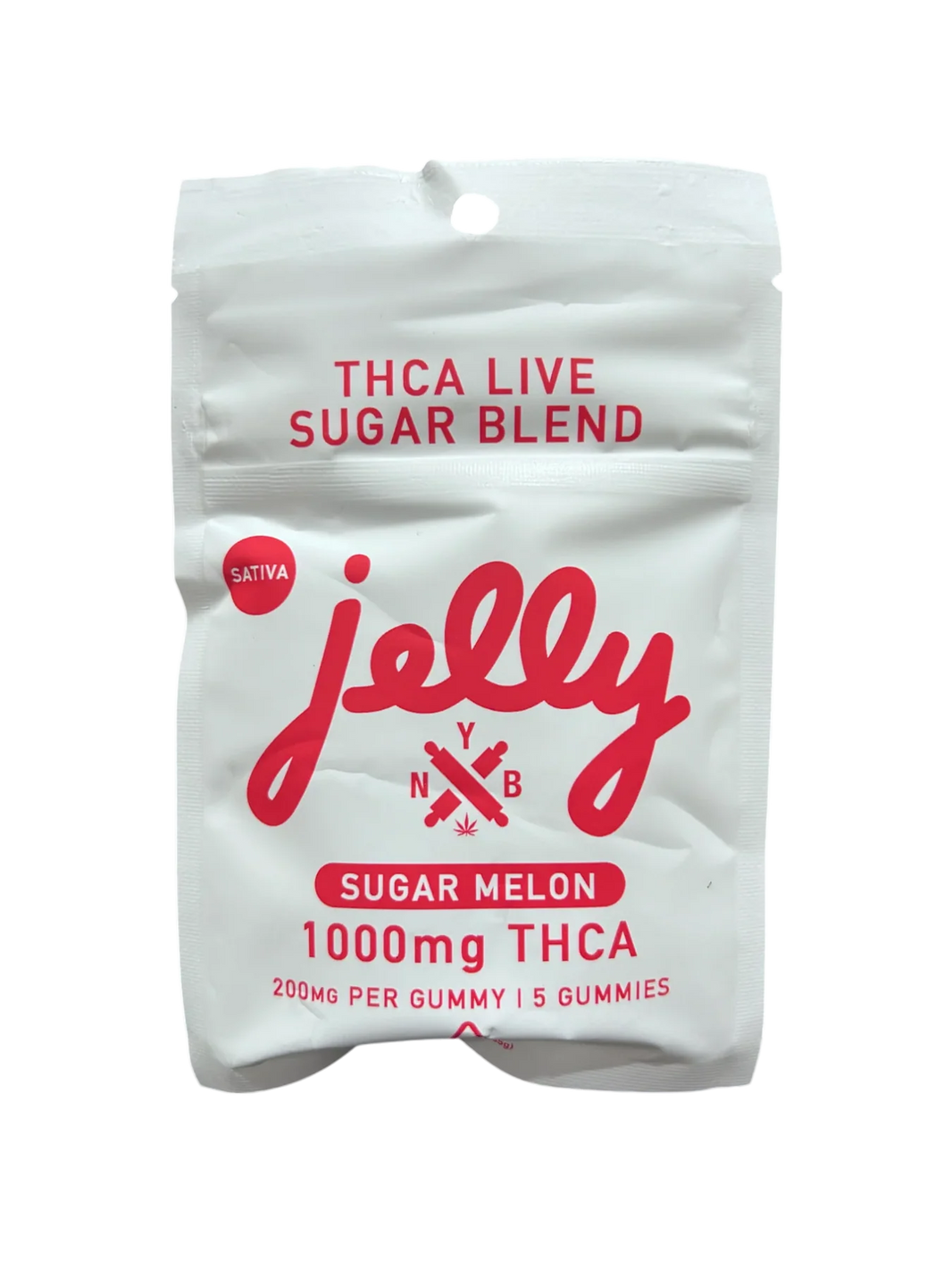 Jelly Delta 8 THC Live Sugar Blend Gummies 1000MG (5ct)