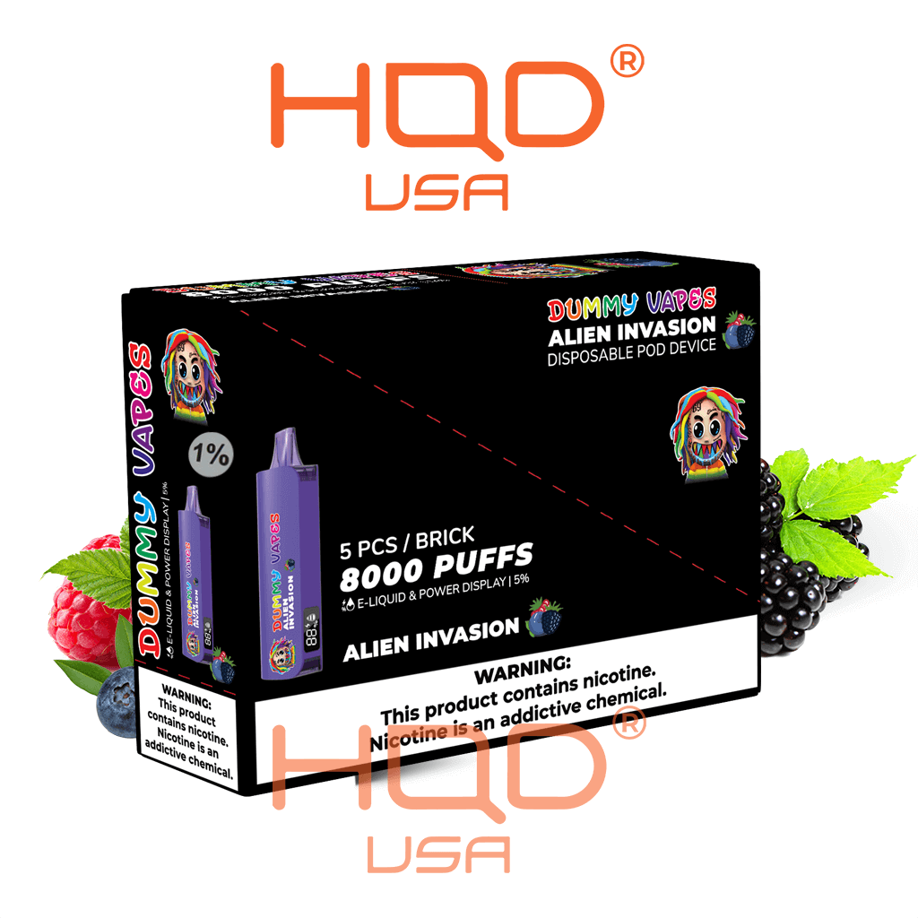 Dummy Vapes 1% (5 pack) | Disposable Vapes | HQD Tech USA