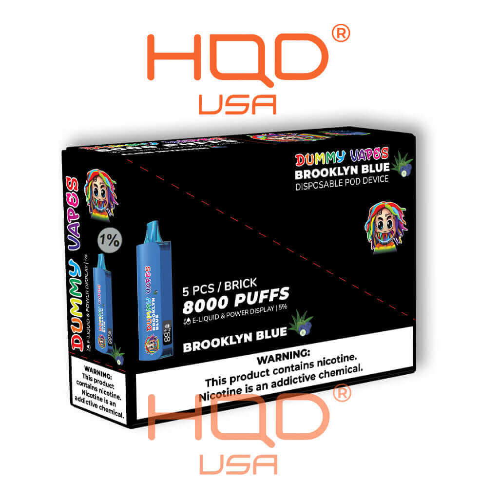 Dummy Vapes 1% (5 pack) | Disposable Vapes | HQD Tech USA