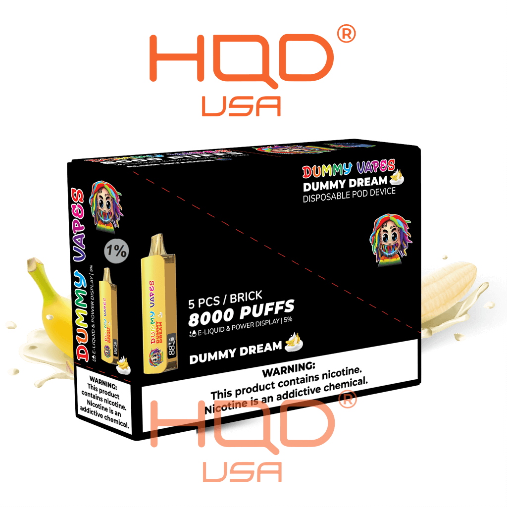 Dummy Vapes 1% (5 pack) | Disposable Vapes | HQD Tech USA