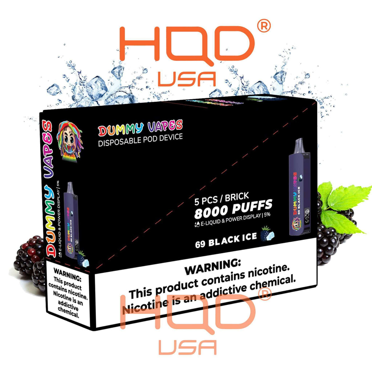 Dummy Vapes (5 Pack) | Disposable Vapes | HQD Tech USA