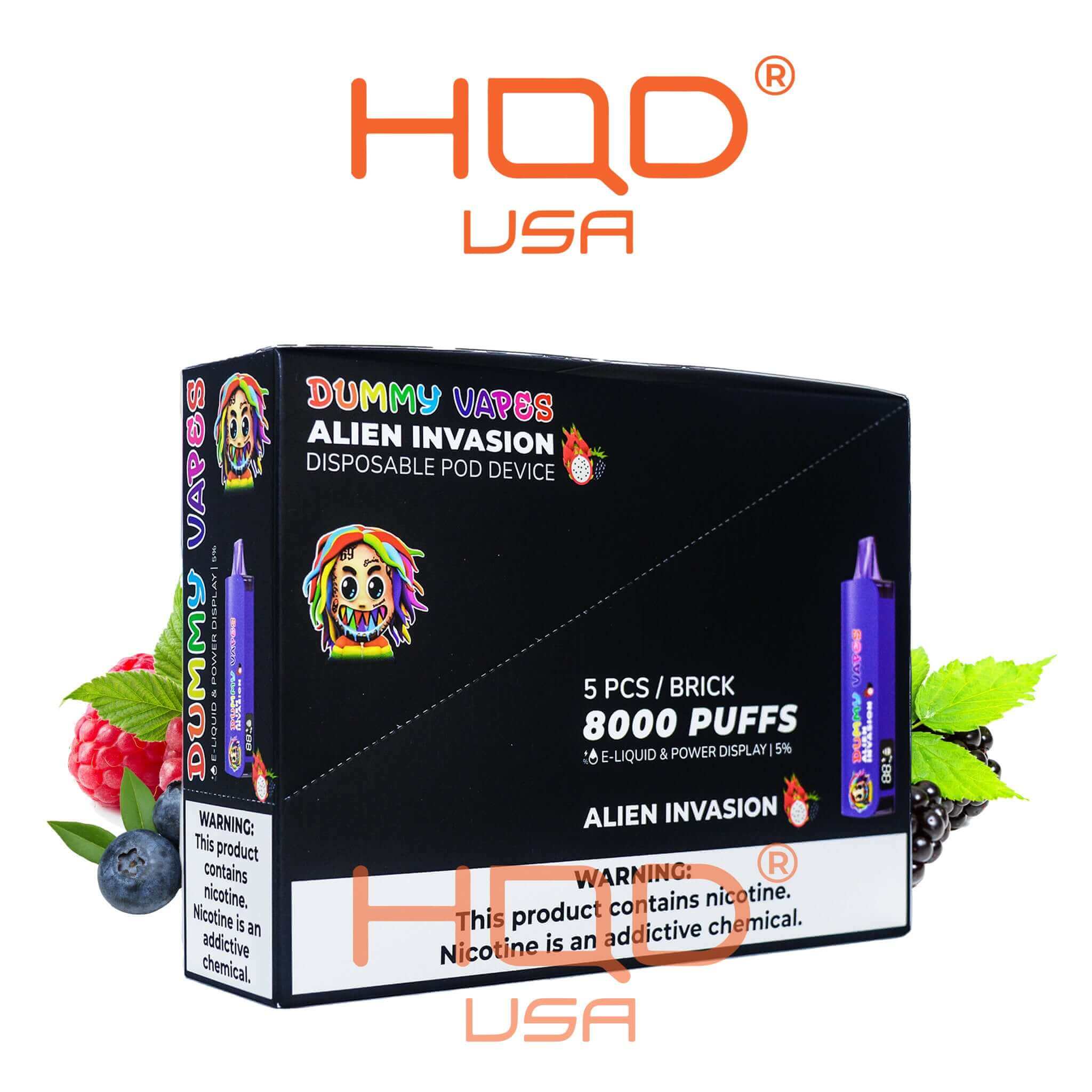 Dummy Vapes (5 Pack) | Disposable Vapes | HQD Tech USA