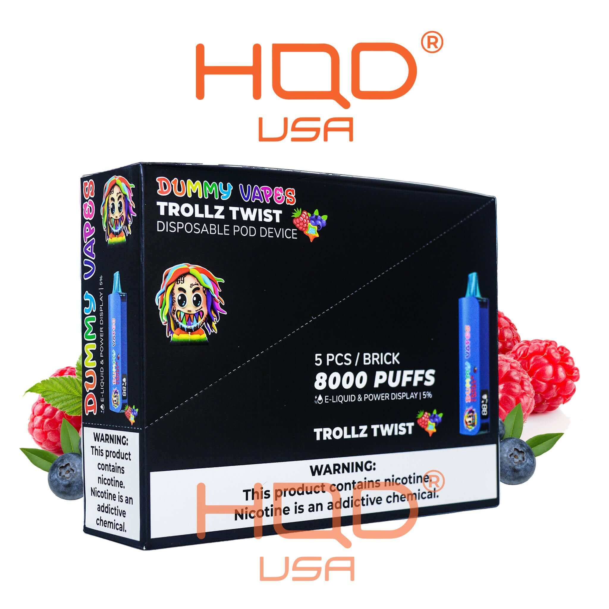 Dummy Vapes (5 Pack) | Disposable Vapes | HQD Tech USA