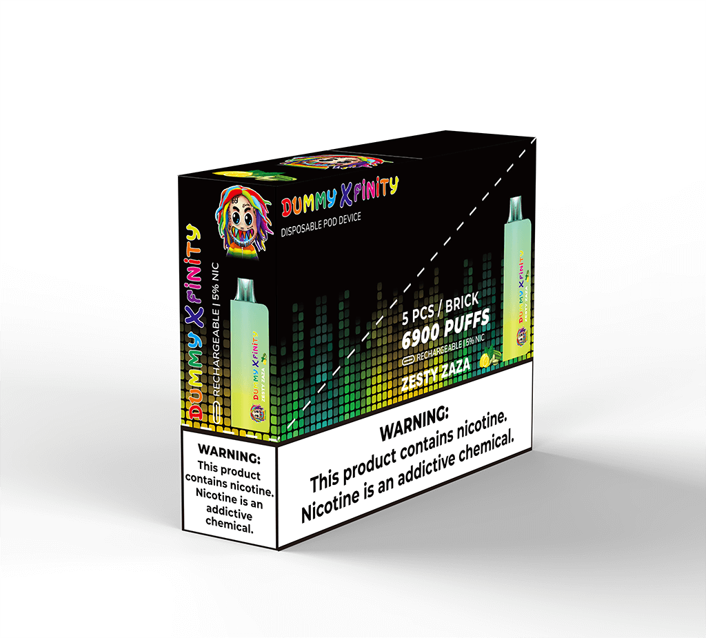 Dummy XFinity By 6ix9ine 6900 Disposable Vape 5 Pack HQD Tech USA Dummy XFinity By 6ix9ine 6900 Disposable Vape 5 Pack HQD Tech USA