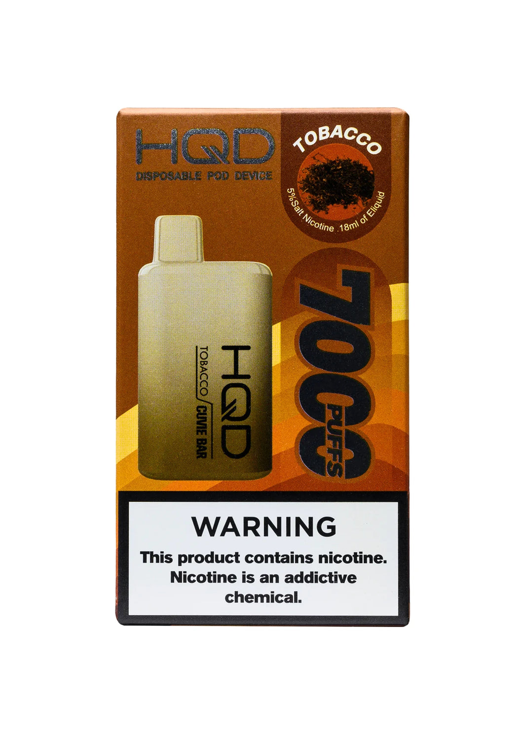 HQD Cuvie Bar 7000 Disposable Vape 5 Pck