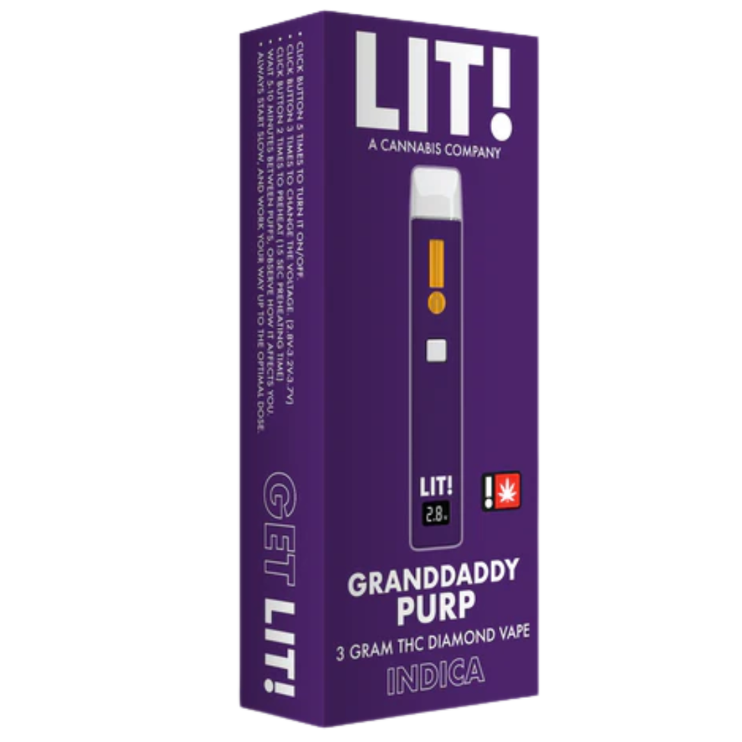 LIT! THC Diamond Disposable Vape 3G