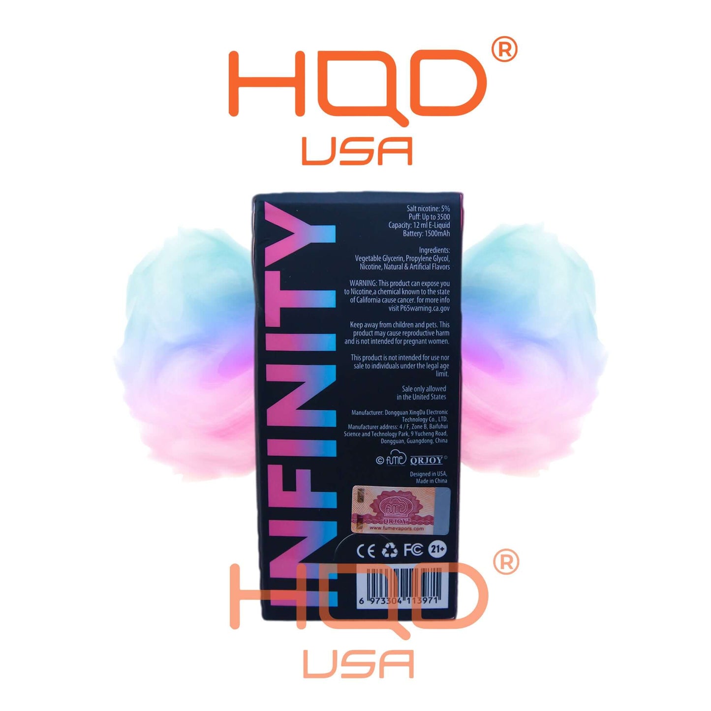 Fume Infinity Brick ( 5 pieces ) Disposable Vape 5% Nicotine - hqdtechusa