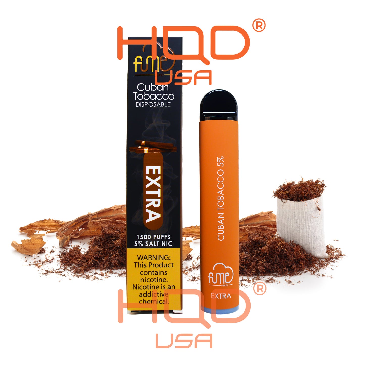 Fume | Extra Disposable Vape Cuban Tobacco 1500 Puffs