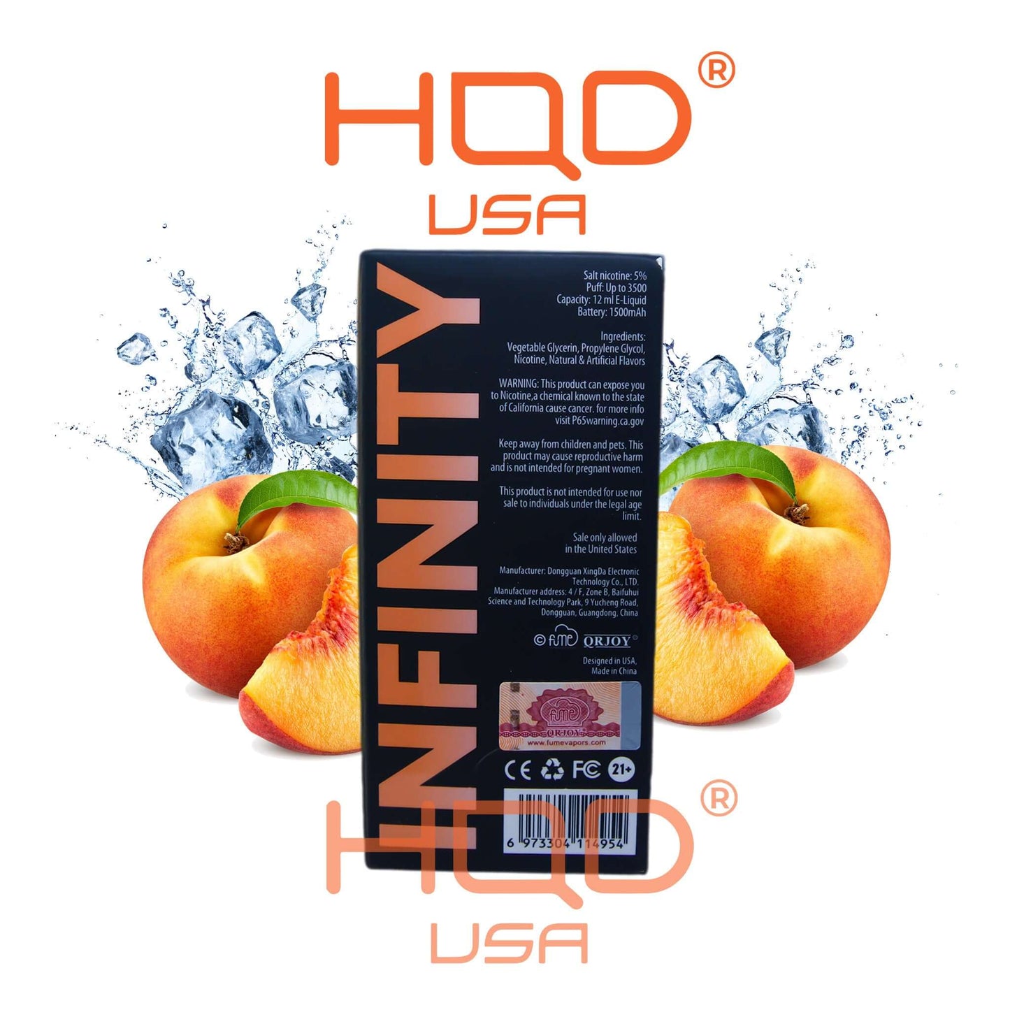 Fume Infinity Brick ( 5 pieces ) Disposable Vape 5% Nicotine - hqdtechusa