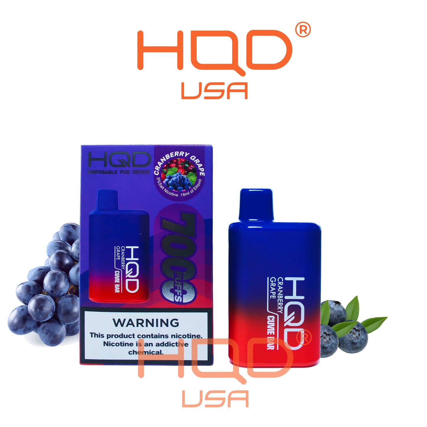 HQD I Cuvie Bar Disposable Vape Device 5% Nicotine - hqdtechusa