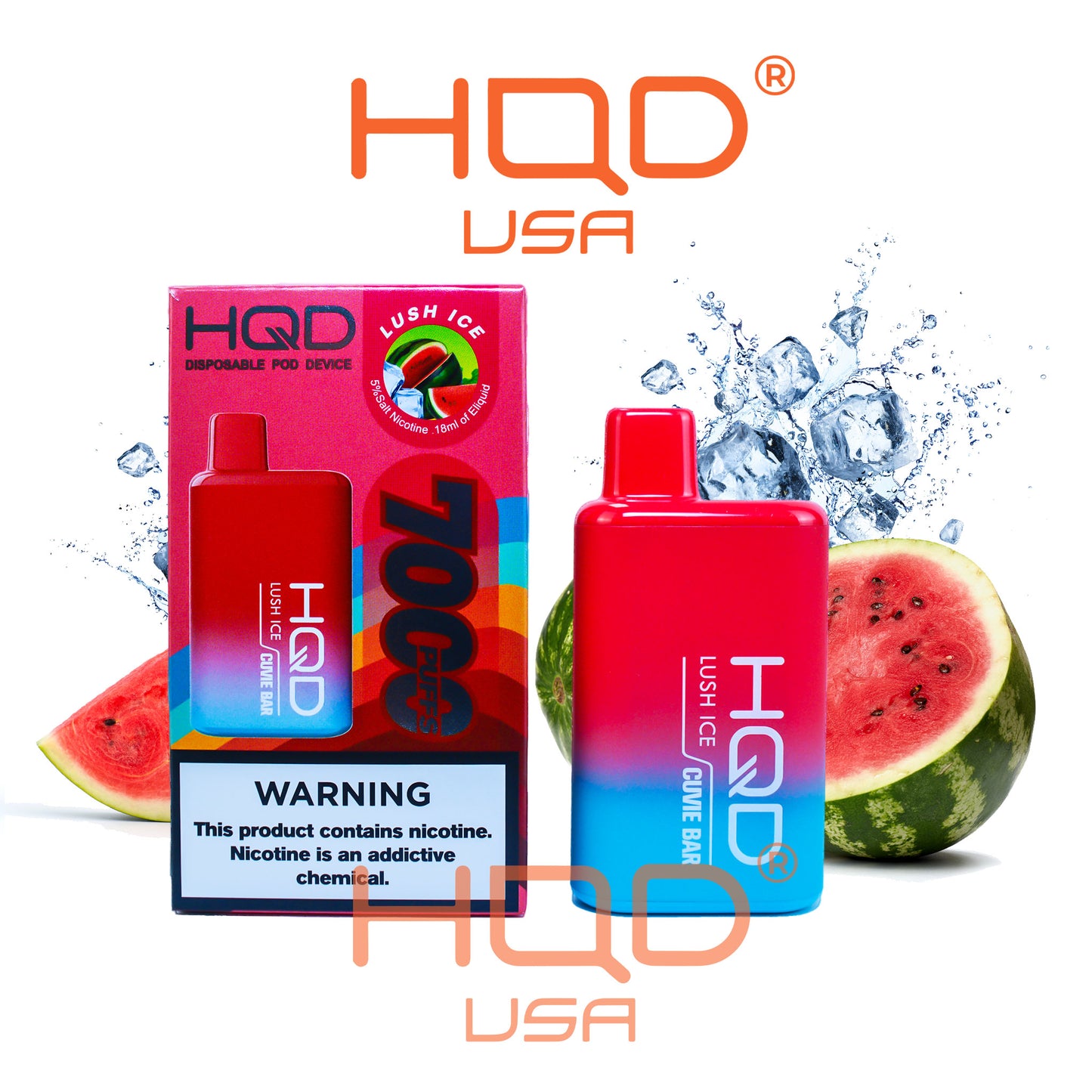 HQD I Cuvie Bar Disposable Vape Device 5% Nicotine - hqdtechusa