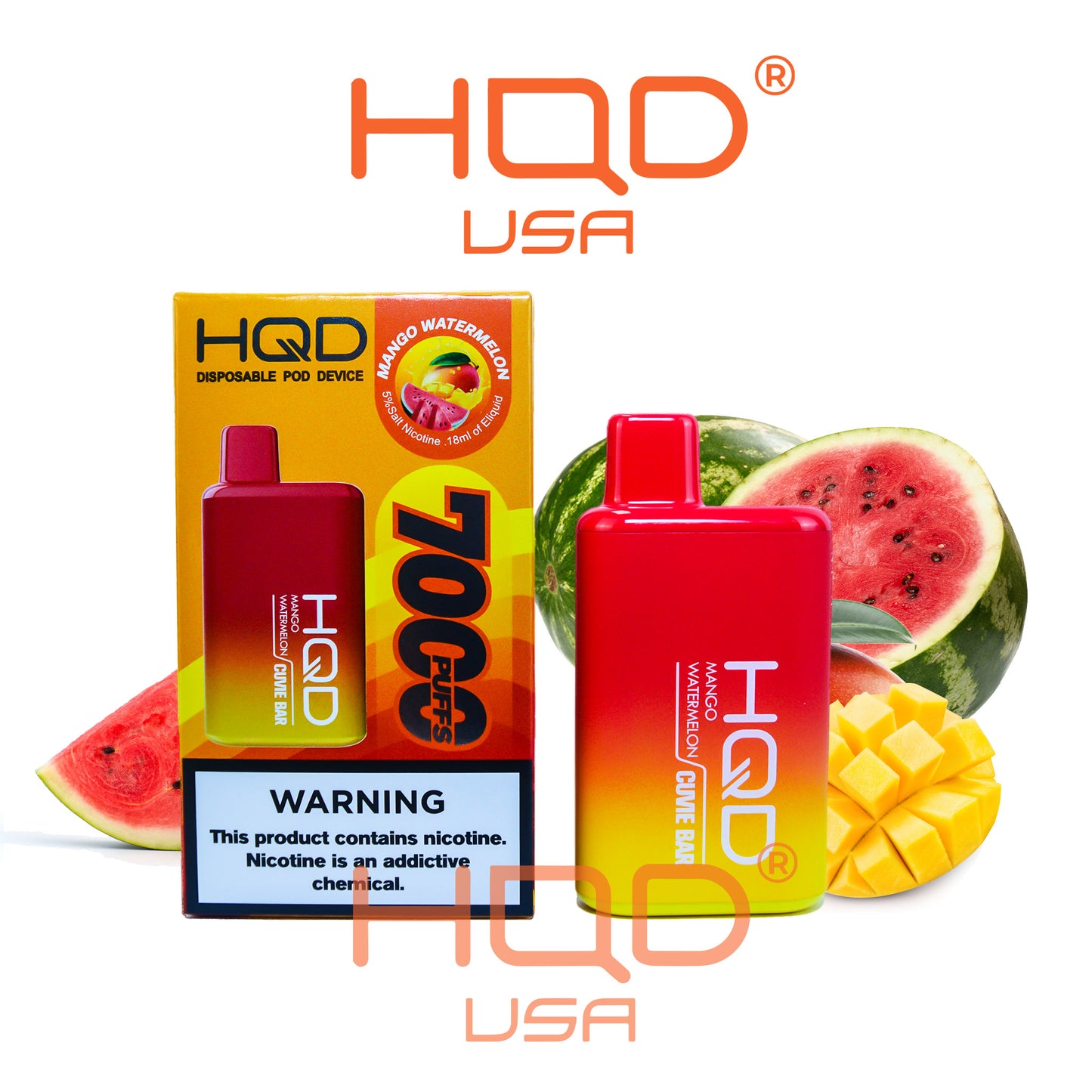 HQD I Cuvie Bar Disposable Vape Device 5% Nicotine - hqdtechusa