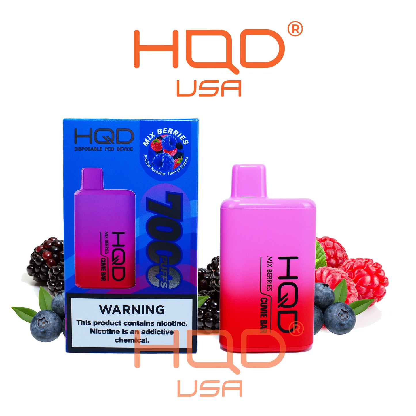 HQD I Cuvie Bar Disposable Vape Device 5% Nicotine - hqdtechusa