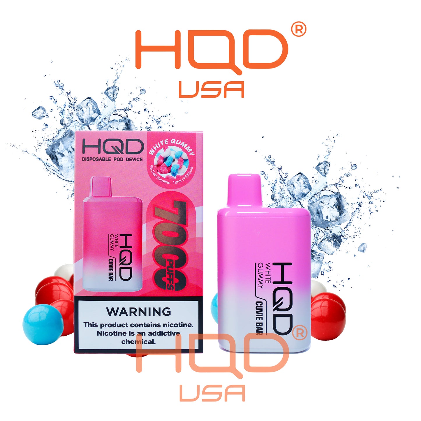 HQD I Cuvie Bar Disposable Vape Device 5% Nicotine - hqdtechusa