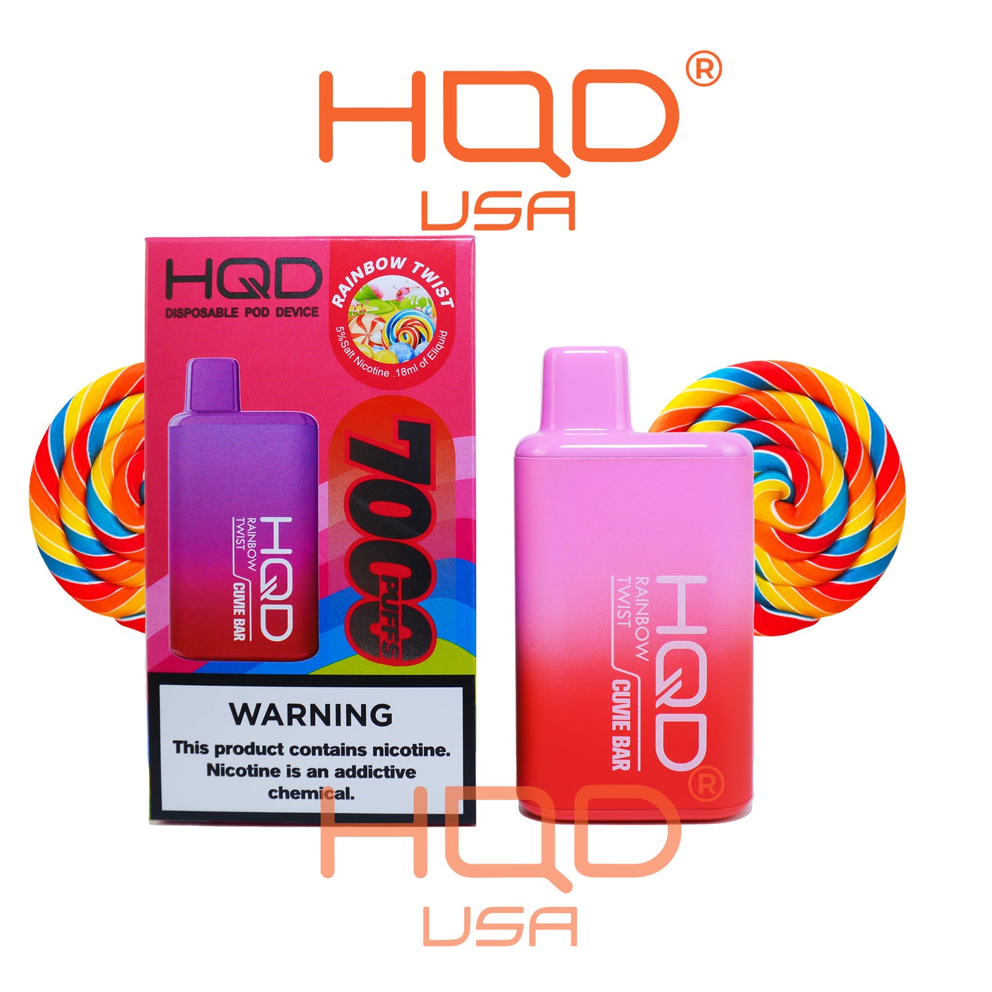 HQD I Cuvie Bar Disposable Vape Device 5% Nicotine - hqdtechusa