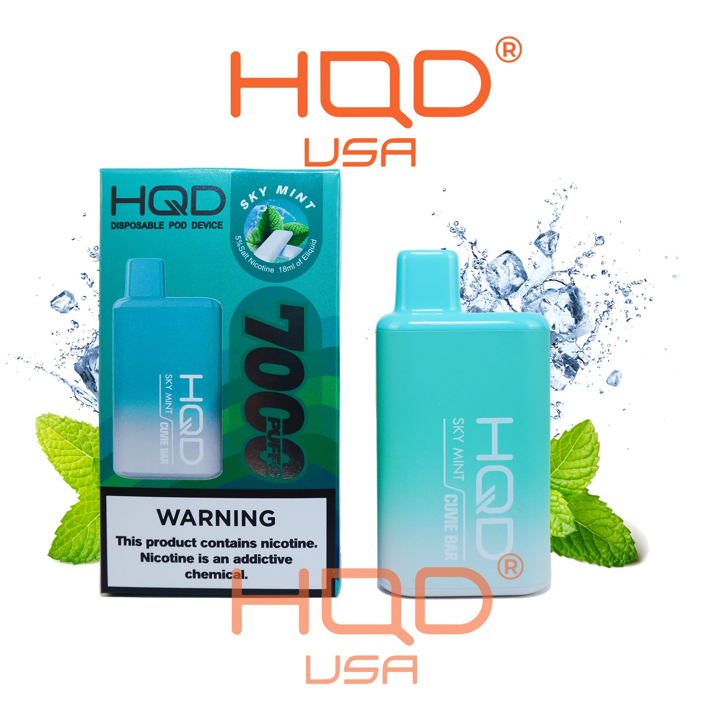 HQD I Cuvie Bar Disposable Vape Device 5% Nicotine - hqdtechusa