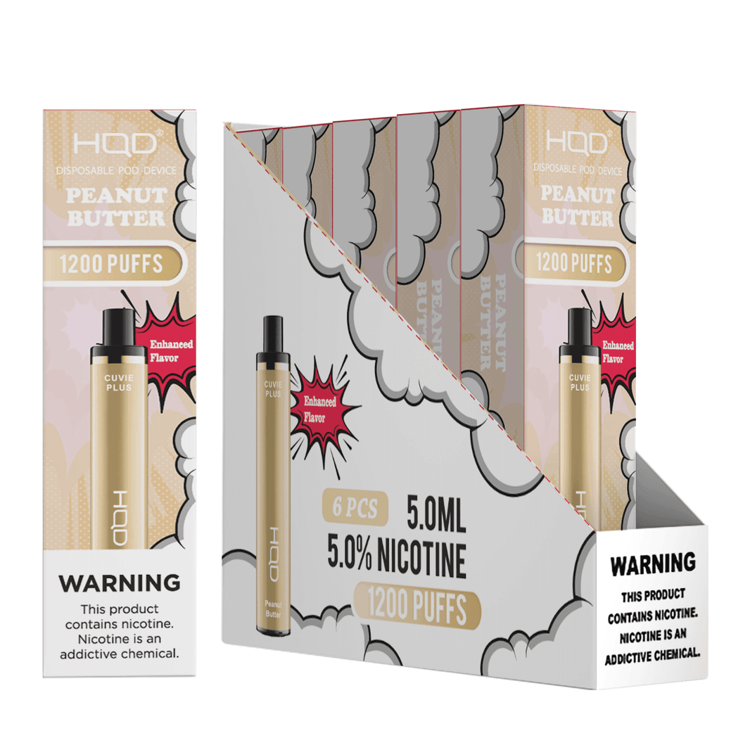 HQD Cuvie Plus (6 pack) | Disposable Vapes | HQD Tech USA