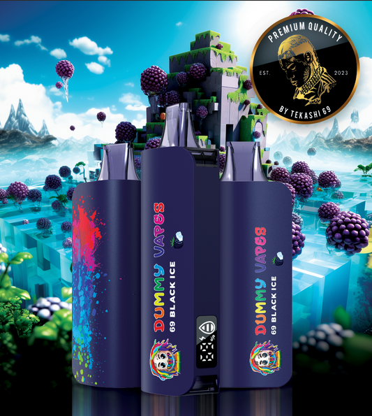 Elevate Your Vaping Experience with 69 Black Ice by Dummy Vapes