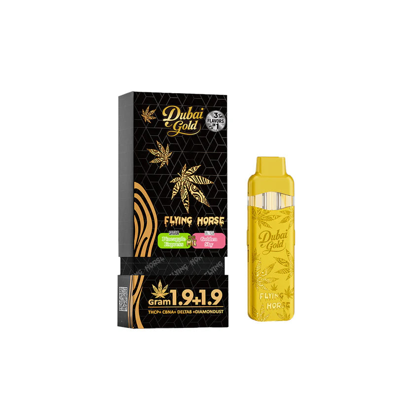 Flying Horse Dubai Gold 3 in 1 Disposable Vape 3.8G