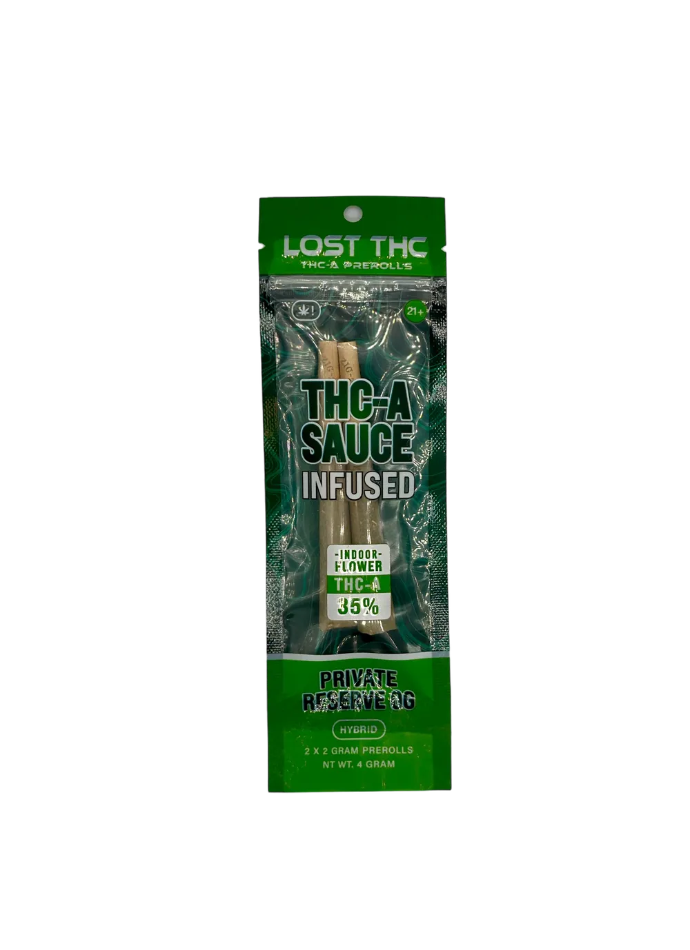 Lost THC THCA Pre-Rolls 4G