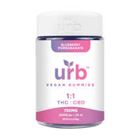 URB 1:1 THC CBD Gummies 750MG (25ct)