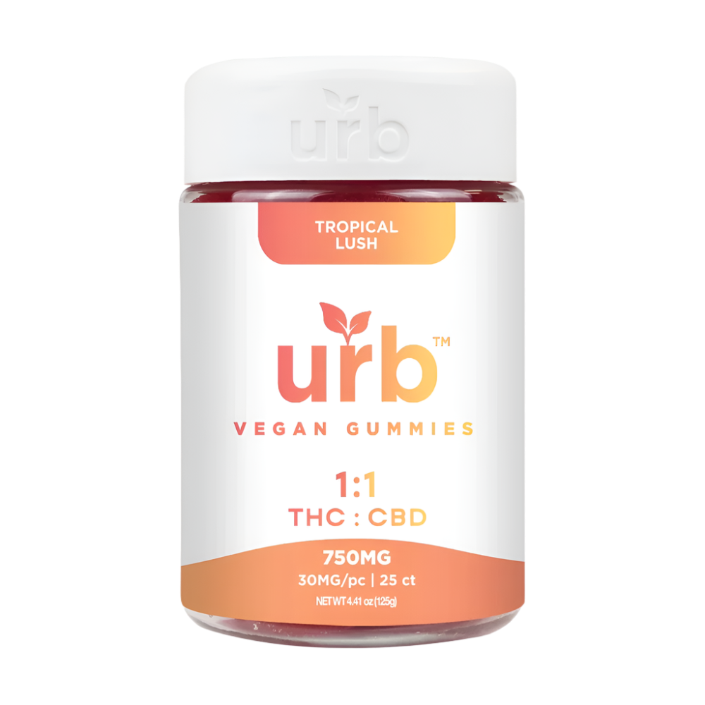 URB 1:1 THC CBD Gummies 750MG (25ct)