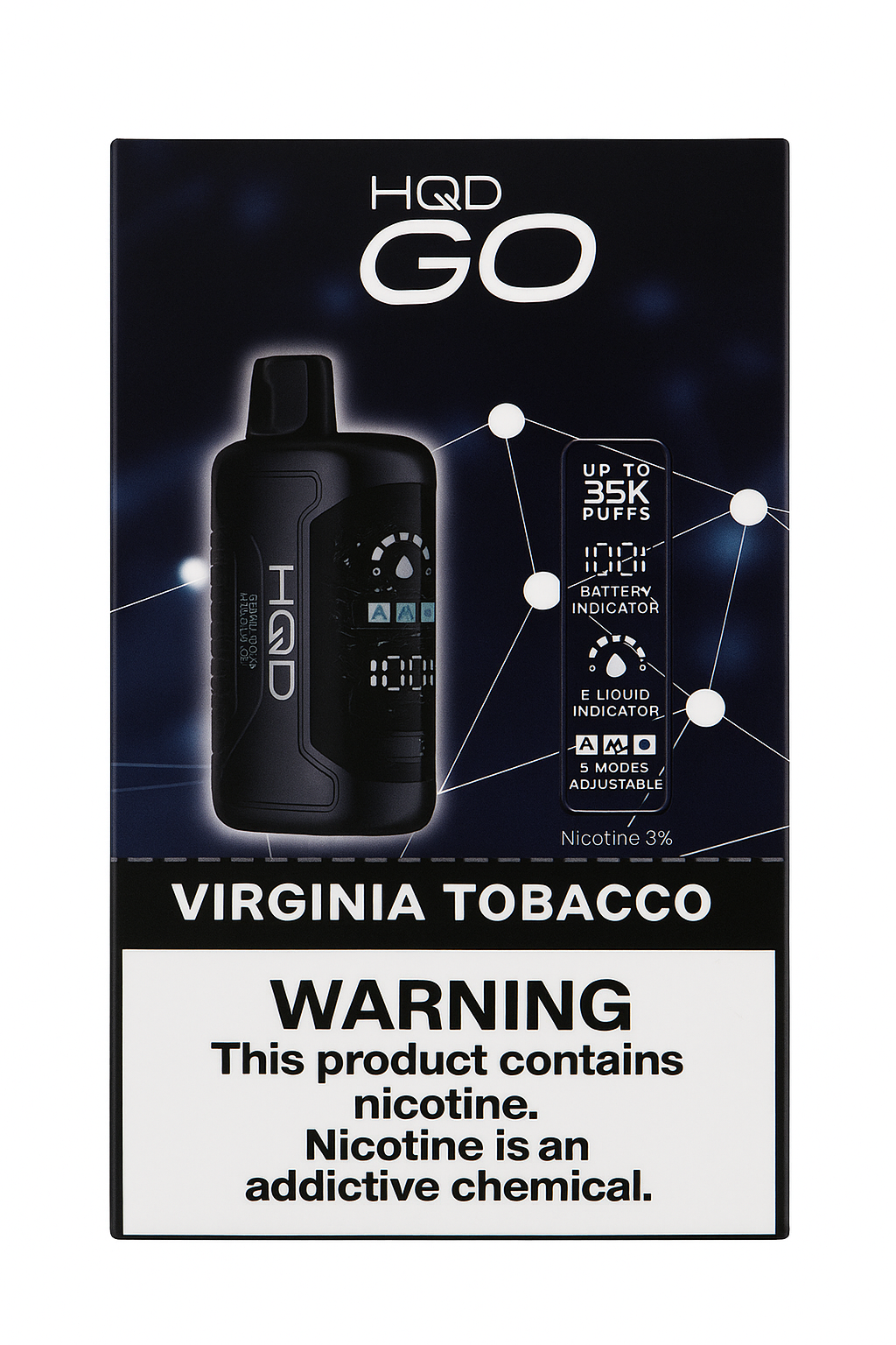 HQD GO 35K 3% Nicotine Disposable Vape