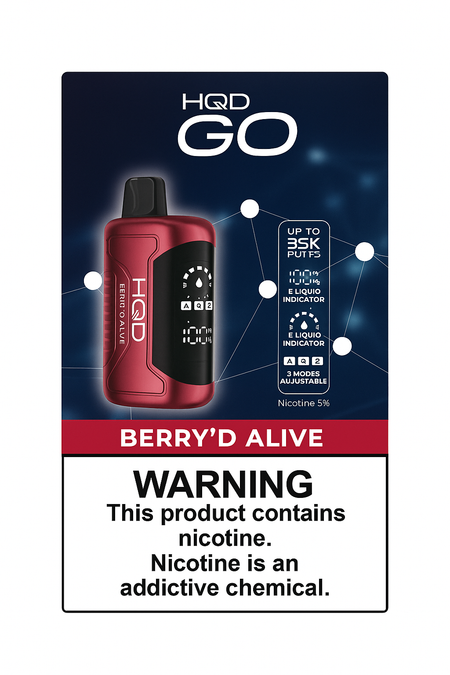 HQD GO 35K 3% Nicotine Disposable Vape