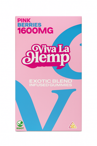 Viva La Hemp High Potency Exotic Blend Gummies 1600MG (1ct)