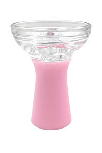 Clear Top Silicone Base Hookah Head