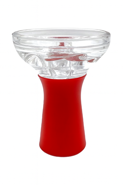 Clear Top Silicone Base Hookah Head