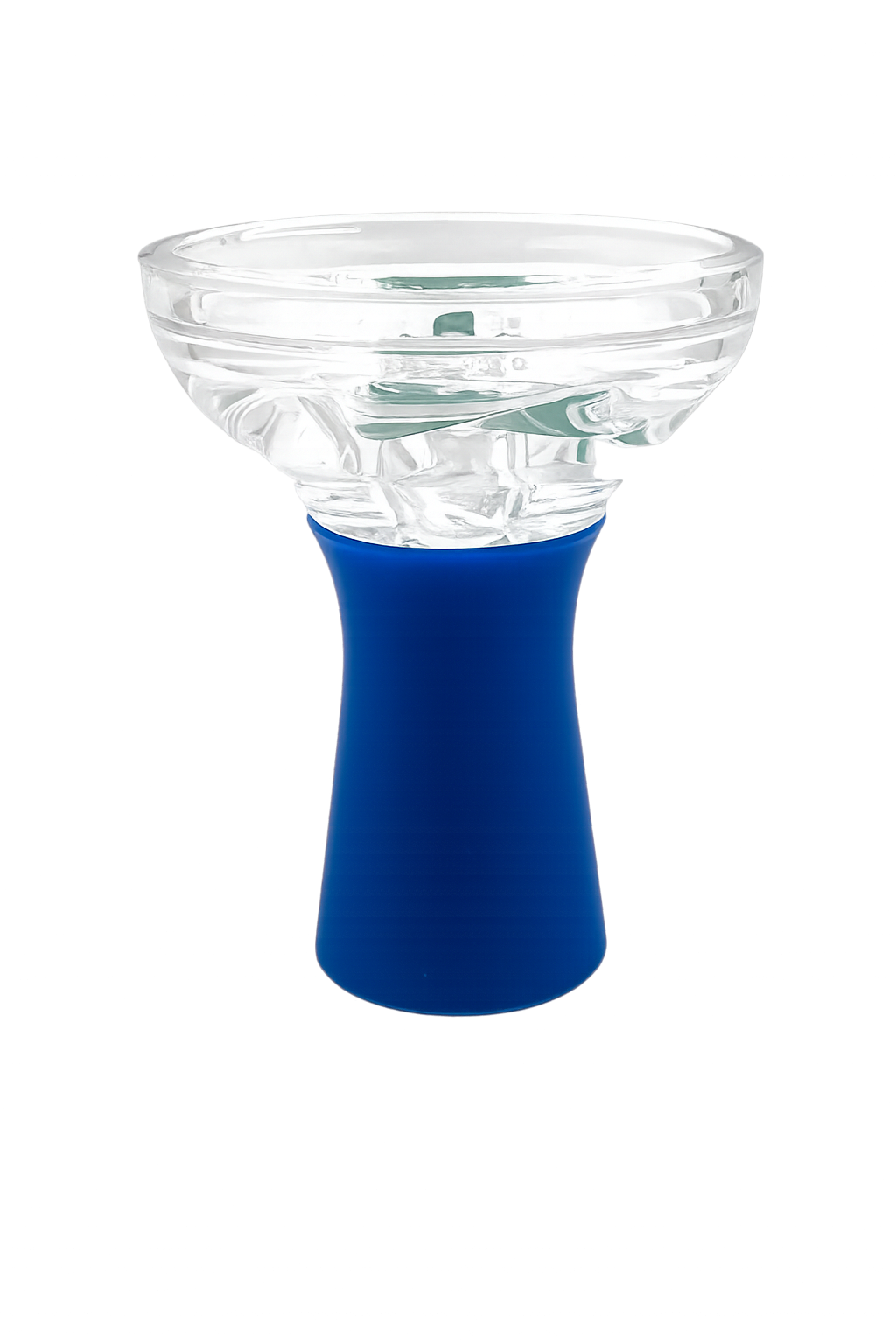 Clear Top Silicone Base Hookah Head