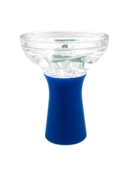 Clear Top Silicone Base Hookah Head