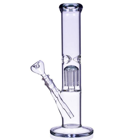 12" Tree Perc Straight Tube Bong