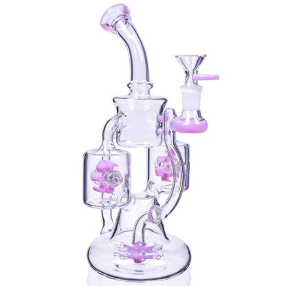 12" Dual Spinning Percs Dab Rig