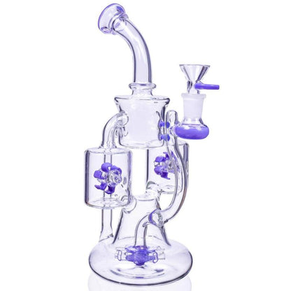 12" Dual Spinning Percs Dab Rig