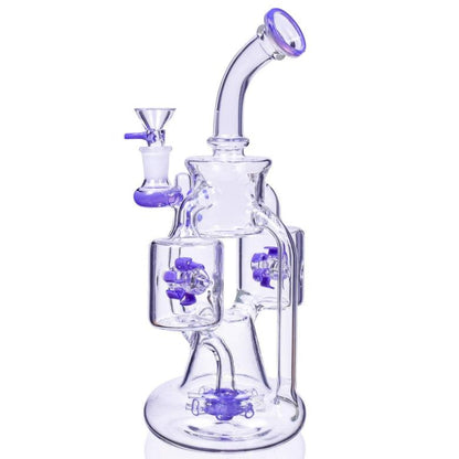 12" Dual Spinning Percs Dab Rig