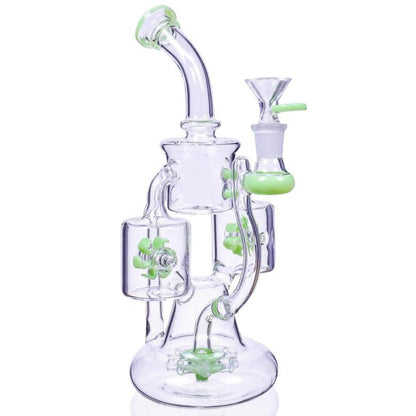 12" Dual Spinning Percs Dab Rig