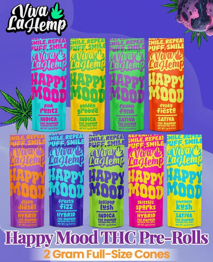 Viva La Hemp 2G THC Diamond Infused Pre rolls