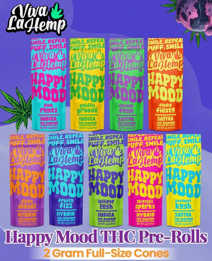 Viva La Hemp 2G THC Diamond Infused Pre rolls