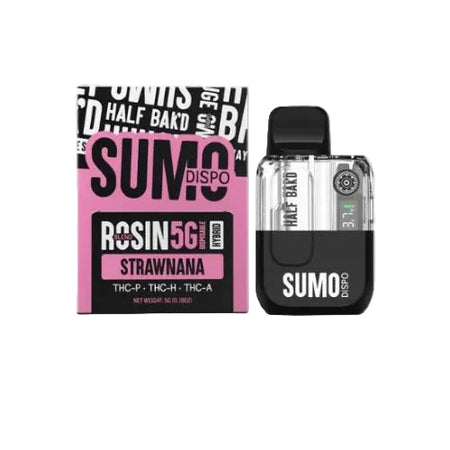 Half Bak’d SUMO Live Rosin Blend Disposable Vape Pen 5g