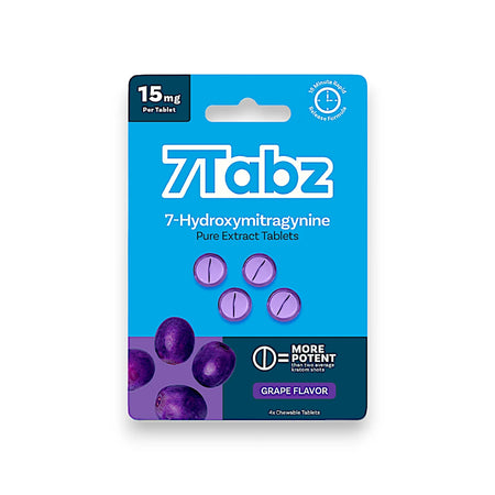 7Tabz 7-hydroxymitragynine + Pseudo Pure Extract Tablets (4ct)