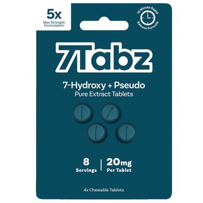 7Tabz 7-hydroxymitragynine + Pseudo Pure Extract Tablets (4ct)