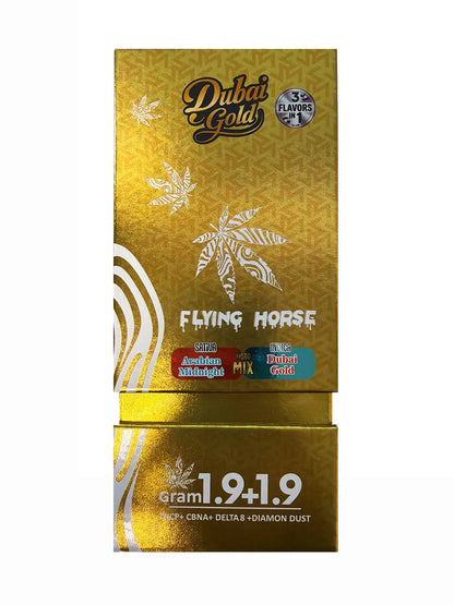 Flying Horse Dubai Gold 3 in 1 Disposable Vape 3.8G