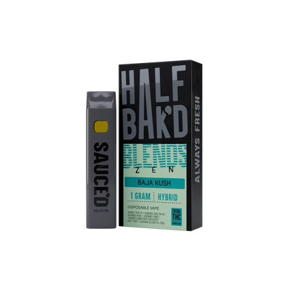 HALF BAK'D ZEN HYPE BLENDS DISPOSABLE 1G
