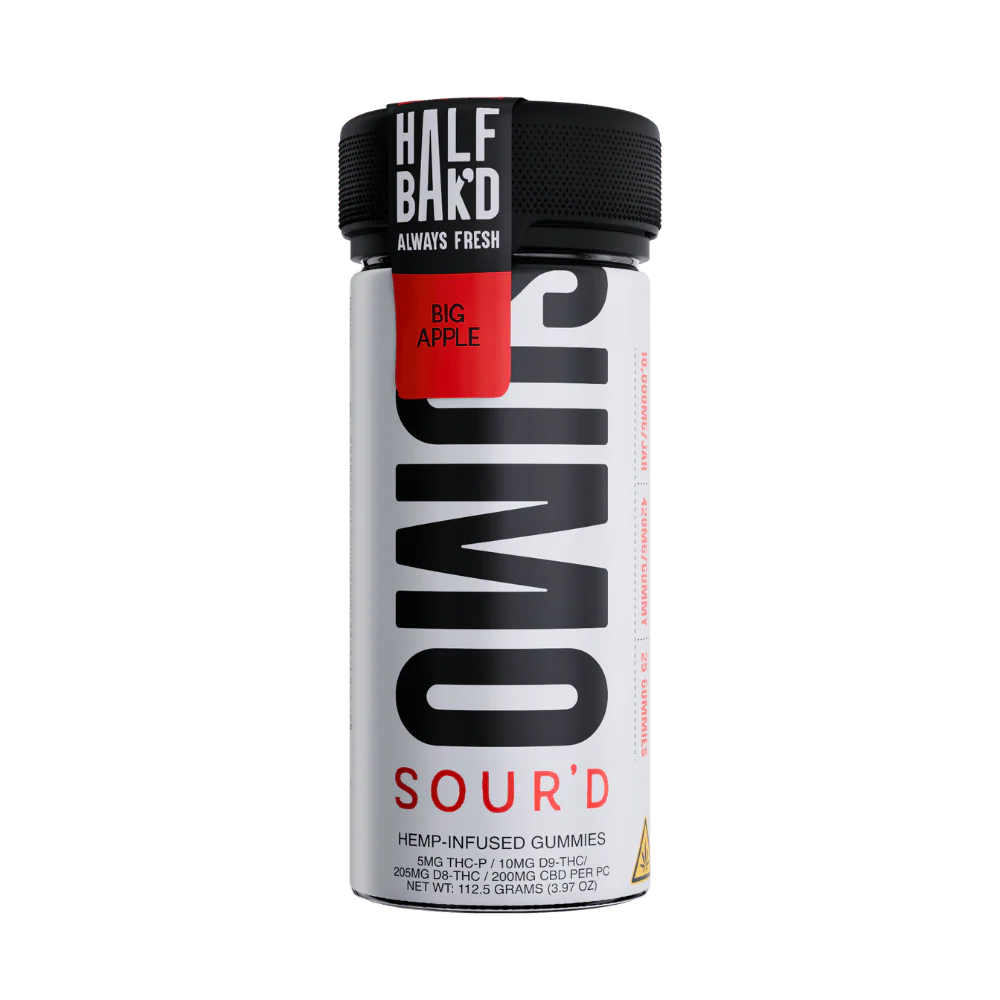 Half Bak'D Sumo SOUR'D THC-P + Delta-8 Gummies 10000MG (25ct)