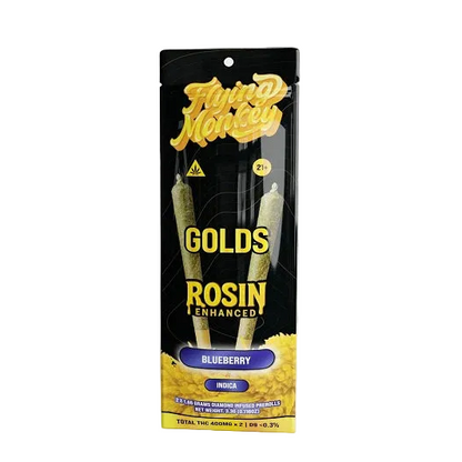 Flying Monkey Gold Rosin Enhanced Pre Rolls 1.65G (2Ct)